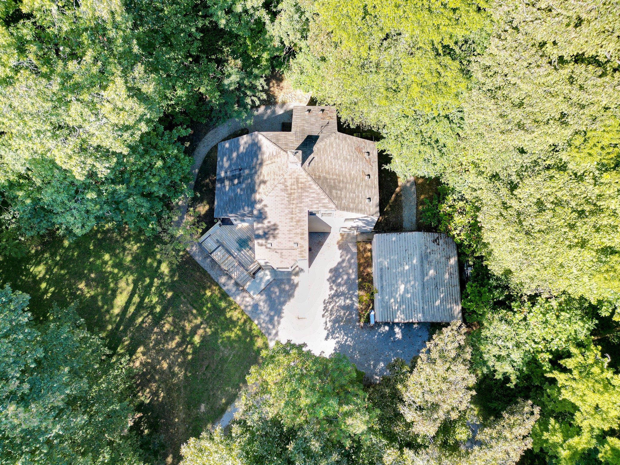 1053 Sam Johnson Road Columbia, TN 38401 - Photo 3 of 53 an aerial view of a house with a yard and trees