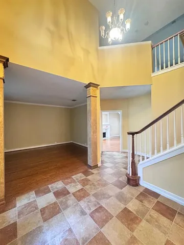 a view of entryway with stairs