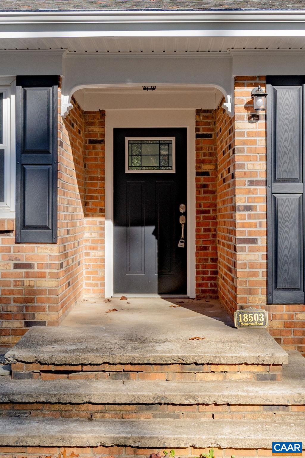 18503 Monrovia Road Orange, VA 22960 - Photo 5 of 39 a view of entryway front of a house