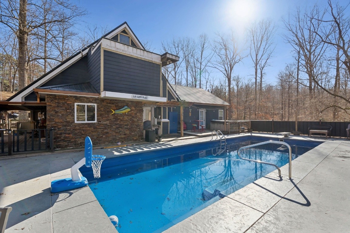 6303 Sullivan Road Lyles, TN 37098 - Photo 34 of 43 a front view of house with yard outdoor seating and barbeque oven