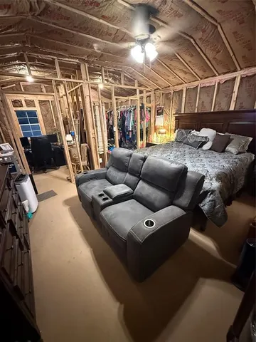 a view of under construction room and staircase