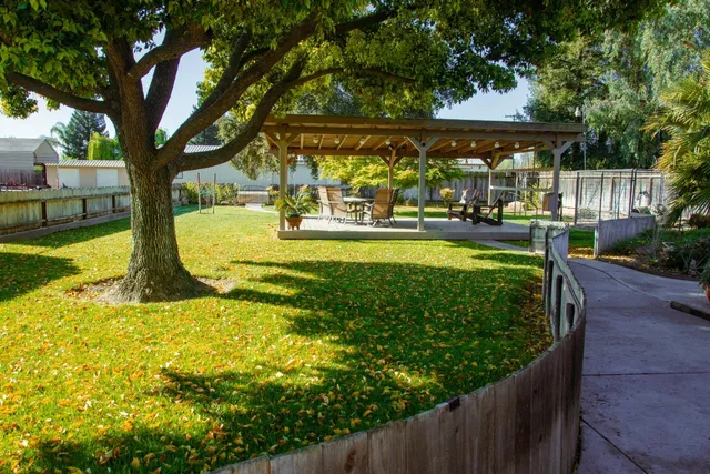 a view of porch with seating space