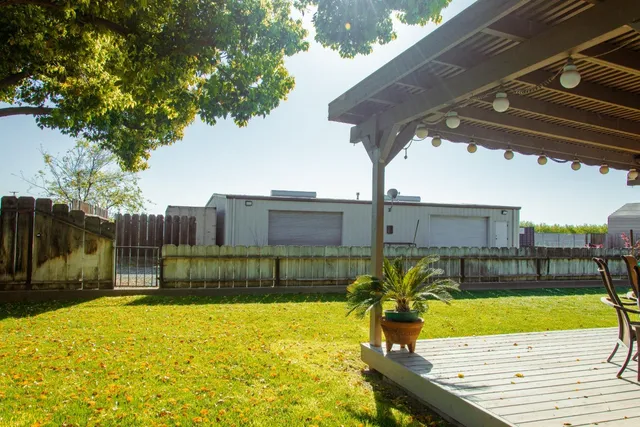 a view of a house with a patio