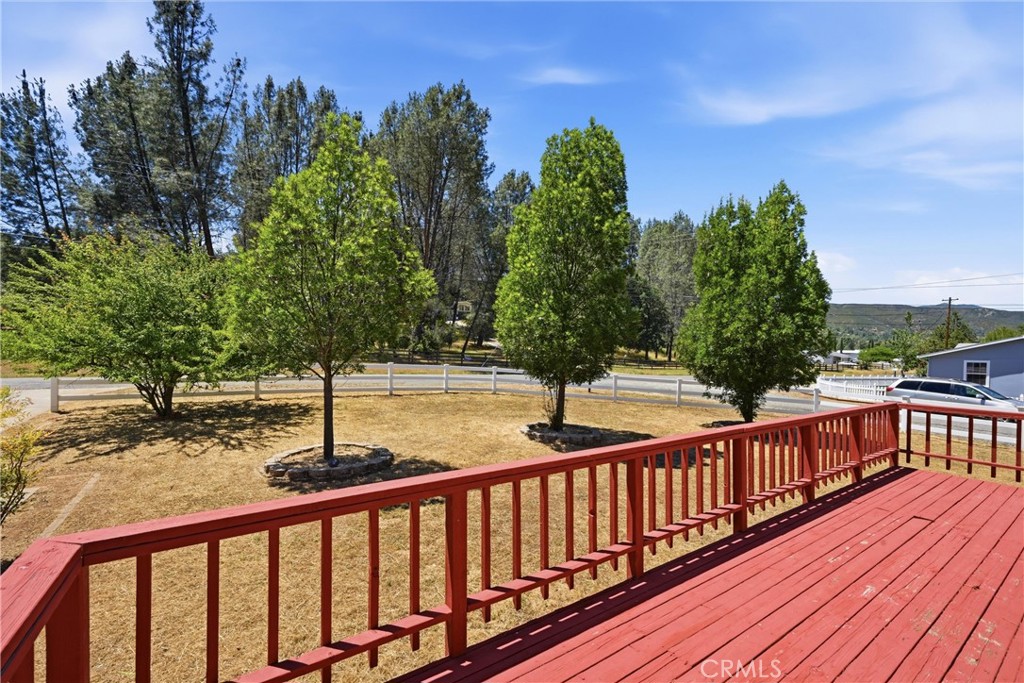 2860 Spring Valley Road Clearlake Oaks, CA 95423 - Photo 38 of 38 a view of a balcony with wooden floor