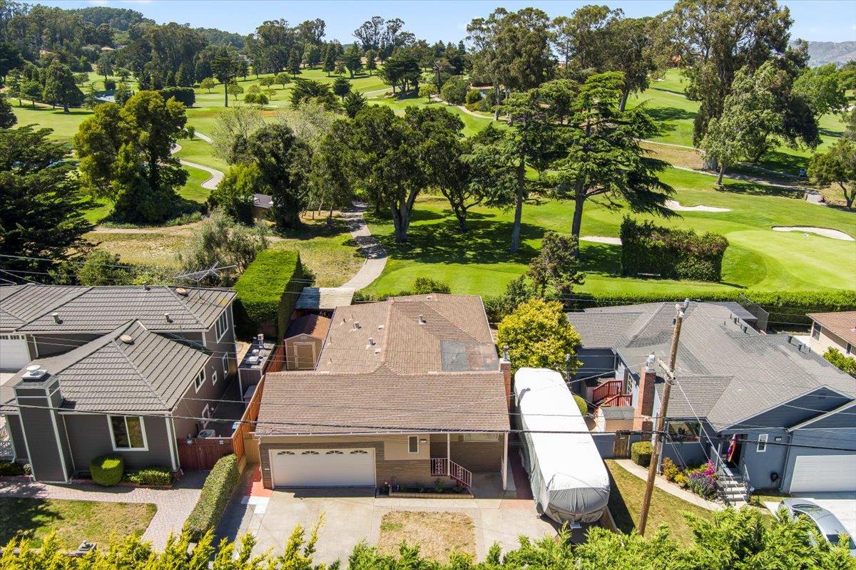 472 Helen Drive Millbrae, CA 94030 - Photo 1 of 35 an aerial view of residential houses with outdoor space and parking