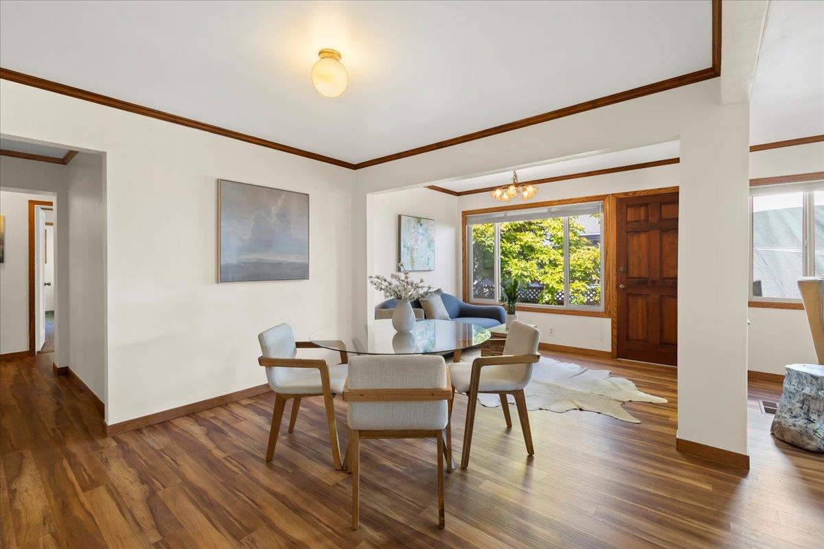 472 Helen Drive Millbrae, CA 94030 - Photo 11 of 35 a workspace with wooden floor and a window