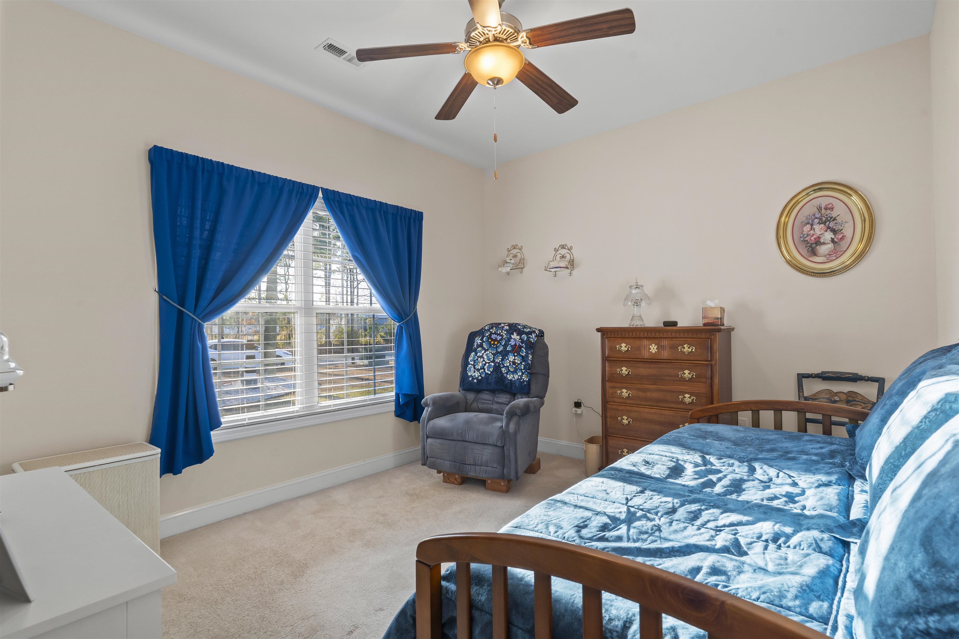 830 Payne Court Conway, SC 29526 - Photo 25 of 38 Carpeted bedroom featuring baseboards and a ceiling fan