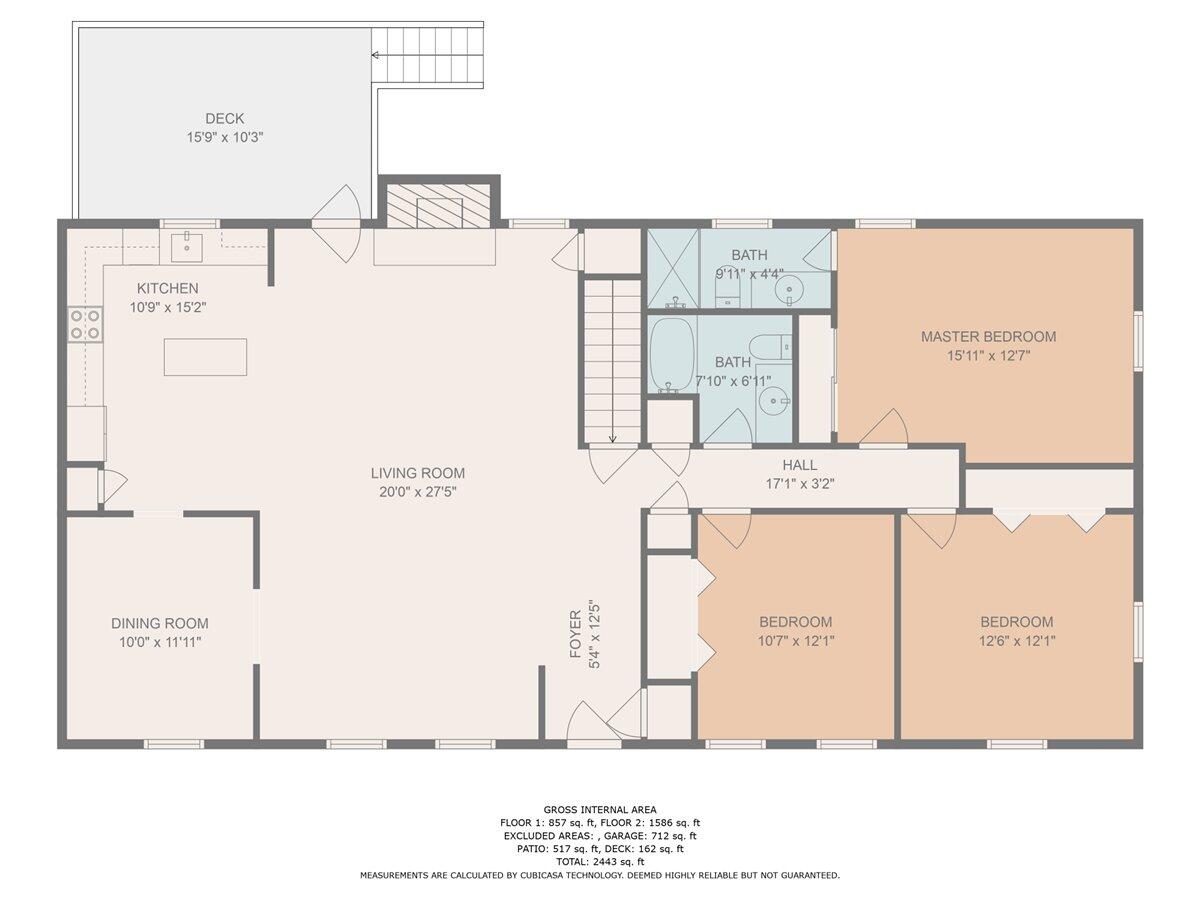 2650 Summit Ridge Road Northeast Roanoke, VA 24012 - Photo 66 of 66 02-2nd_floor_dimensions_2650_summit_ridg