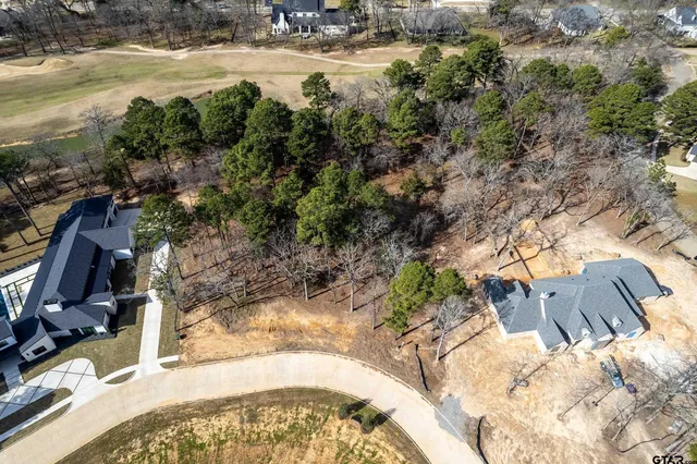 a view of yard and mountain