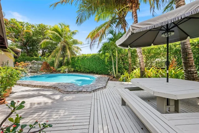 a view of a house with swimming pool