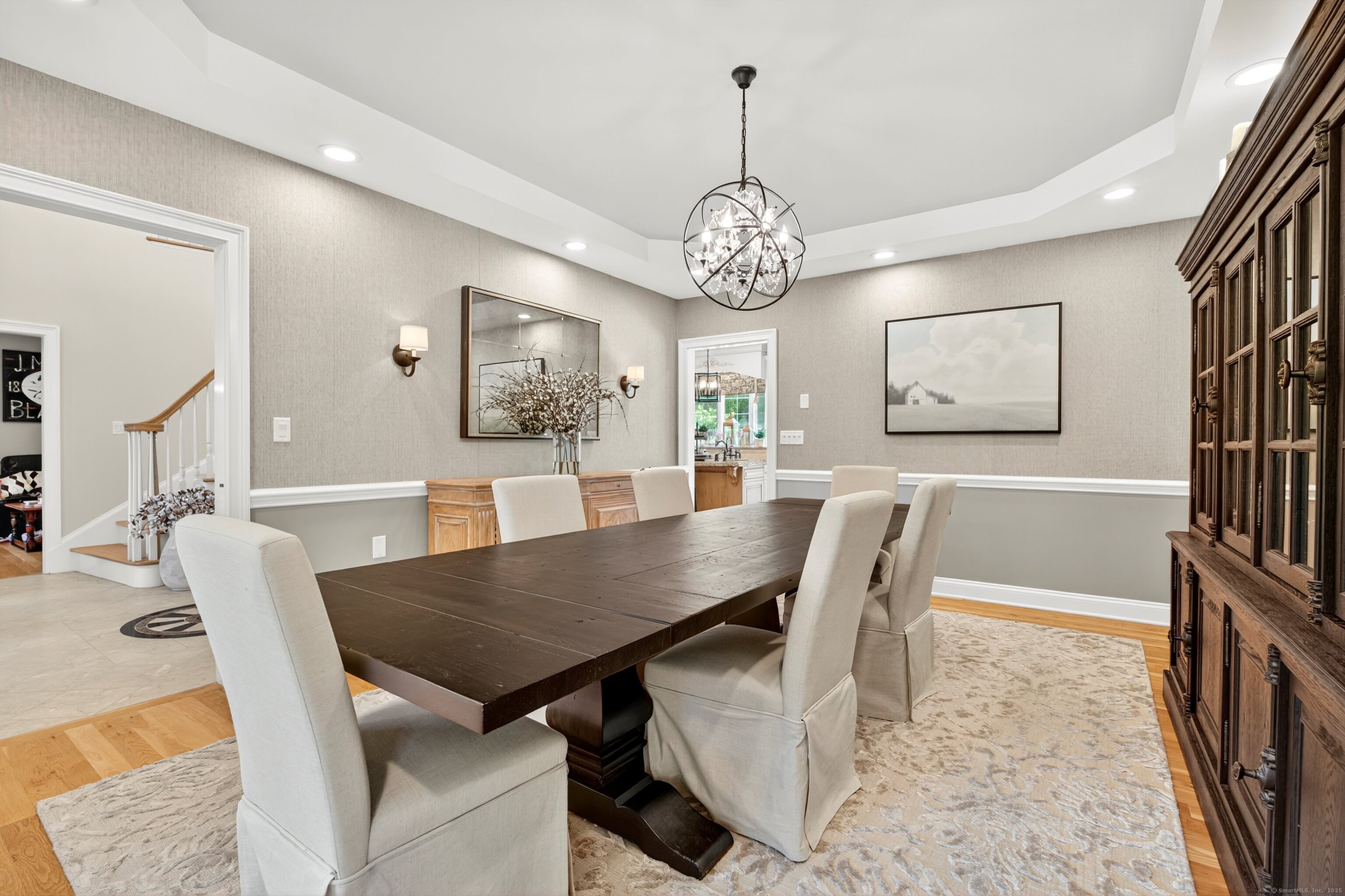 99 Carriage Lane Roxbury, CT 06783 - Photo 3 of 38 a view of a dining room with furniture