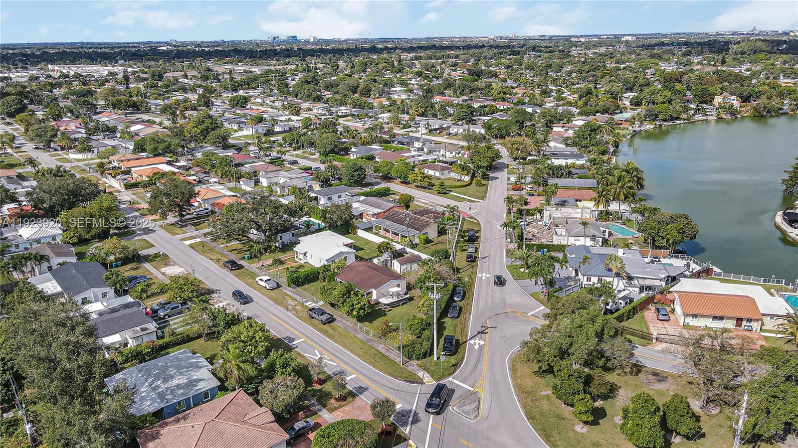 7235 Southwest 39th Street Miami, FL 33155 - Photo 28 of 30 an aerial view of residential houses with outdoor space