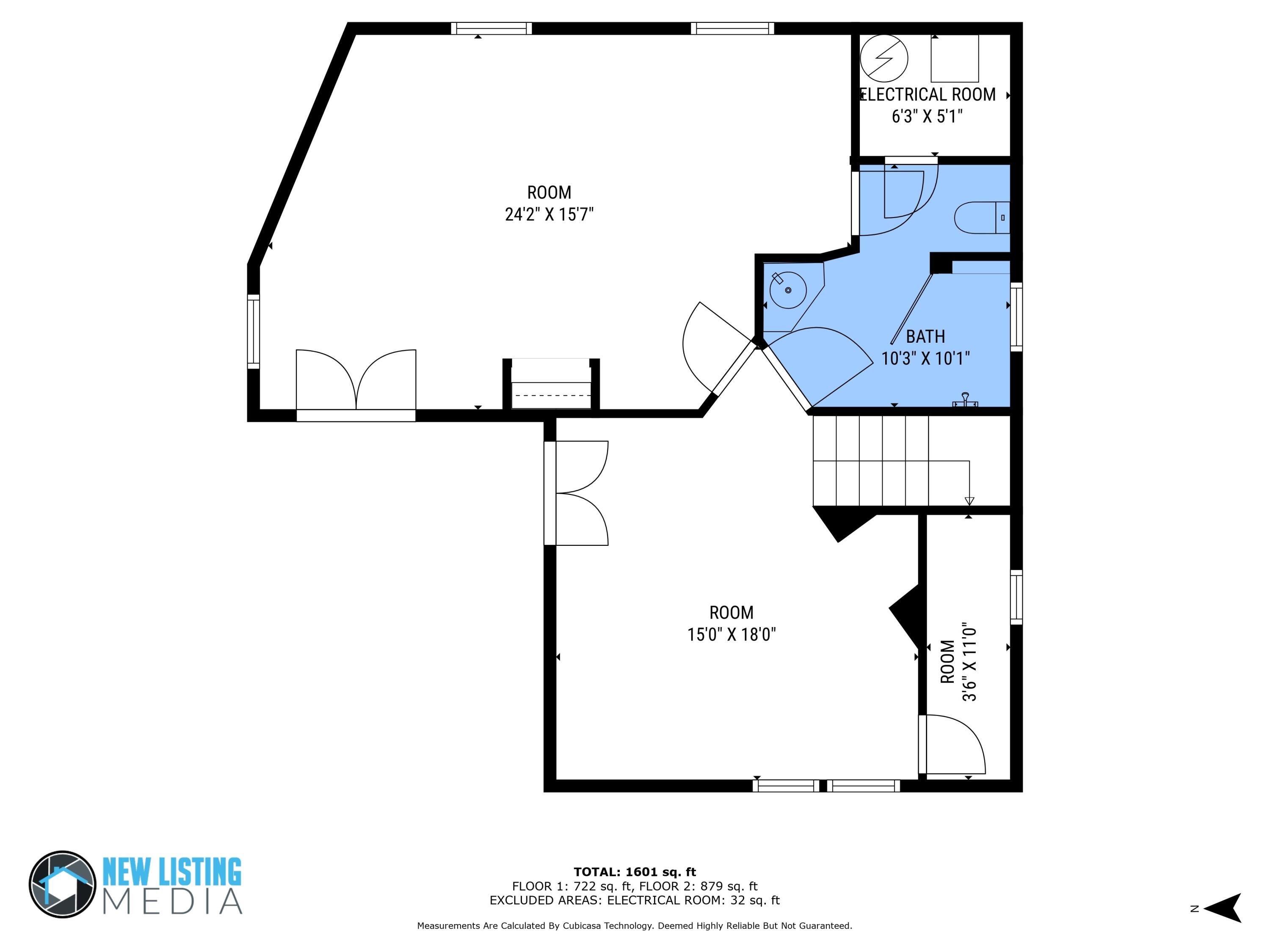 706 West Skeels Road Rothbury, MI 49452 - Photo 43 of 44 2-Floorplan #1