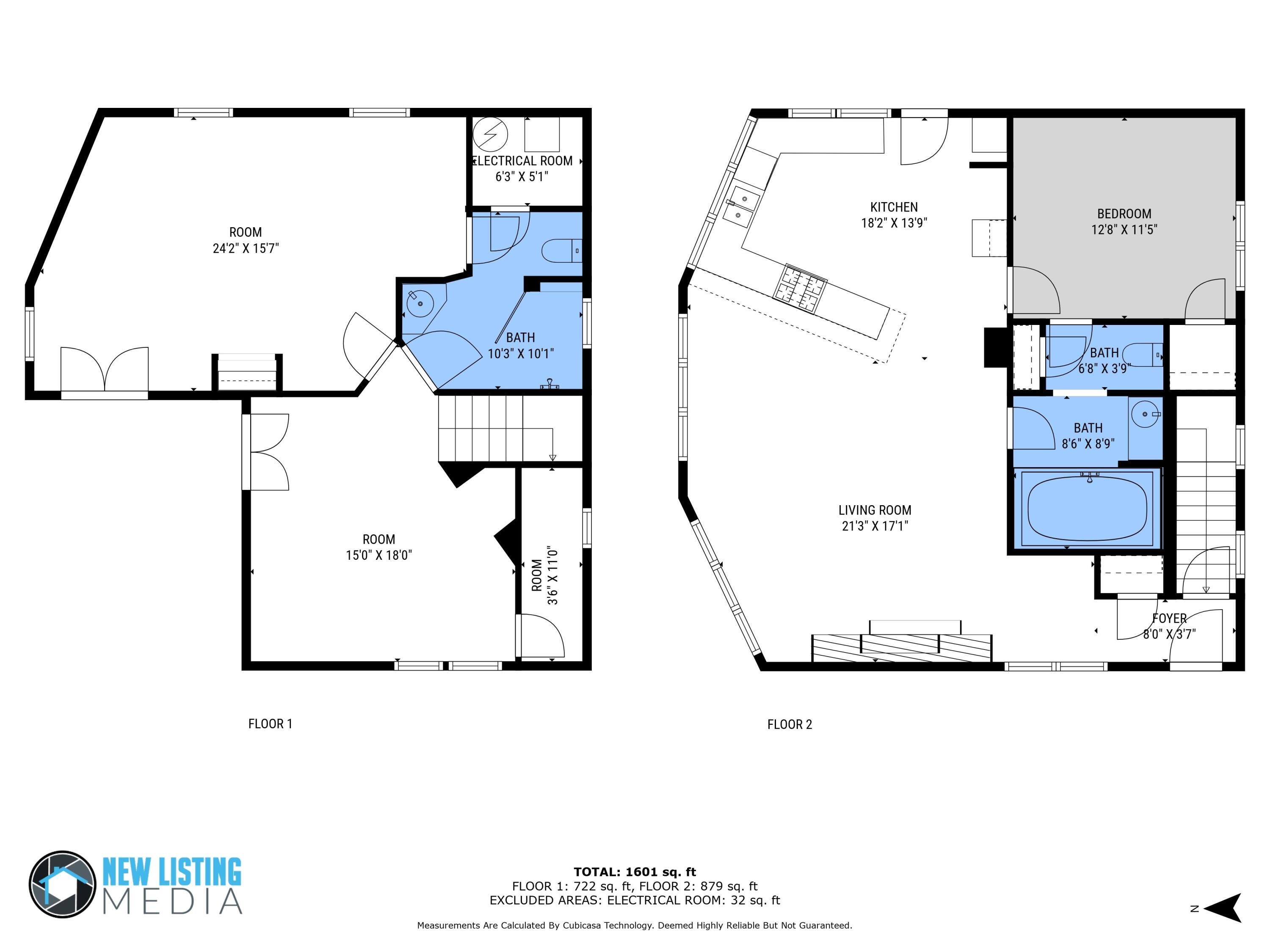 706 West Skeels Road Rothbury, MI 49452 - Photo 44 of 44 1-Floorplan #3