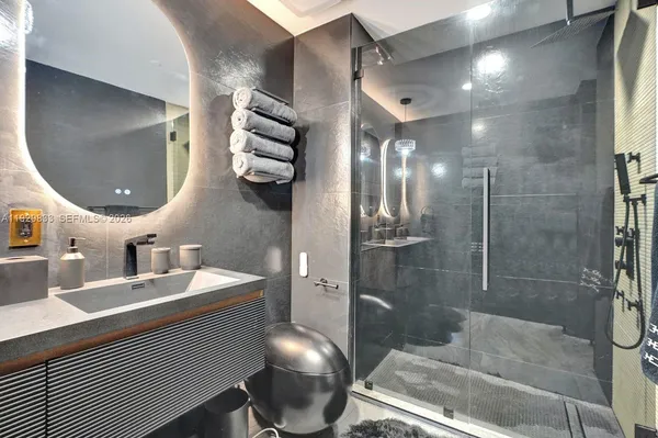 a view of balcony with potted plants