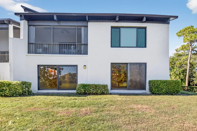 a view of building with outdoor space
