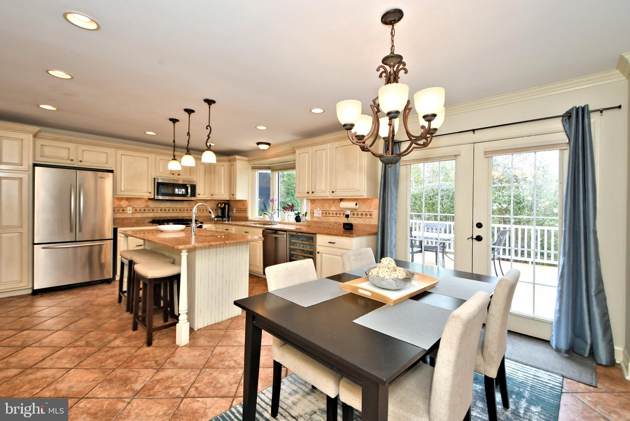 405 Crest Road Oreland, PA 19075 - Photo 18 of 43 Dining area looking towards kitchen