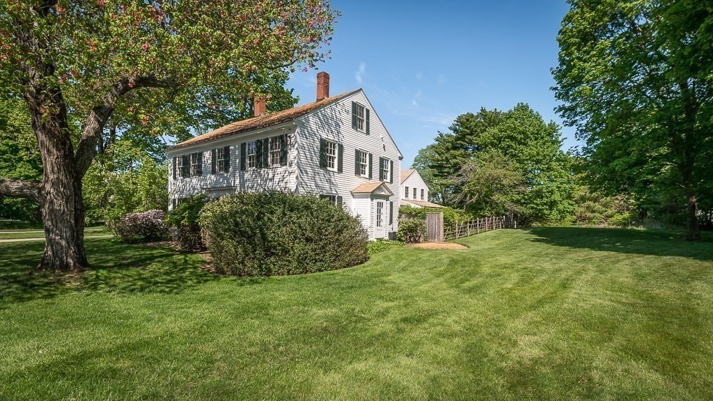 5 Middleton Road Boxford, MA 01921 - Photo 31 of 41 a front view of a house with a garden