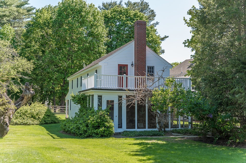 5 Middleton Road Boxford, MA 01921 - Photo 38 of 41 a front view of a house with a garden