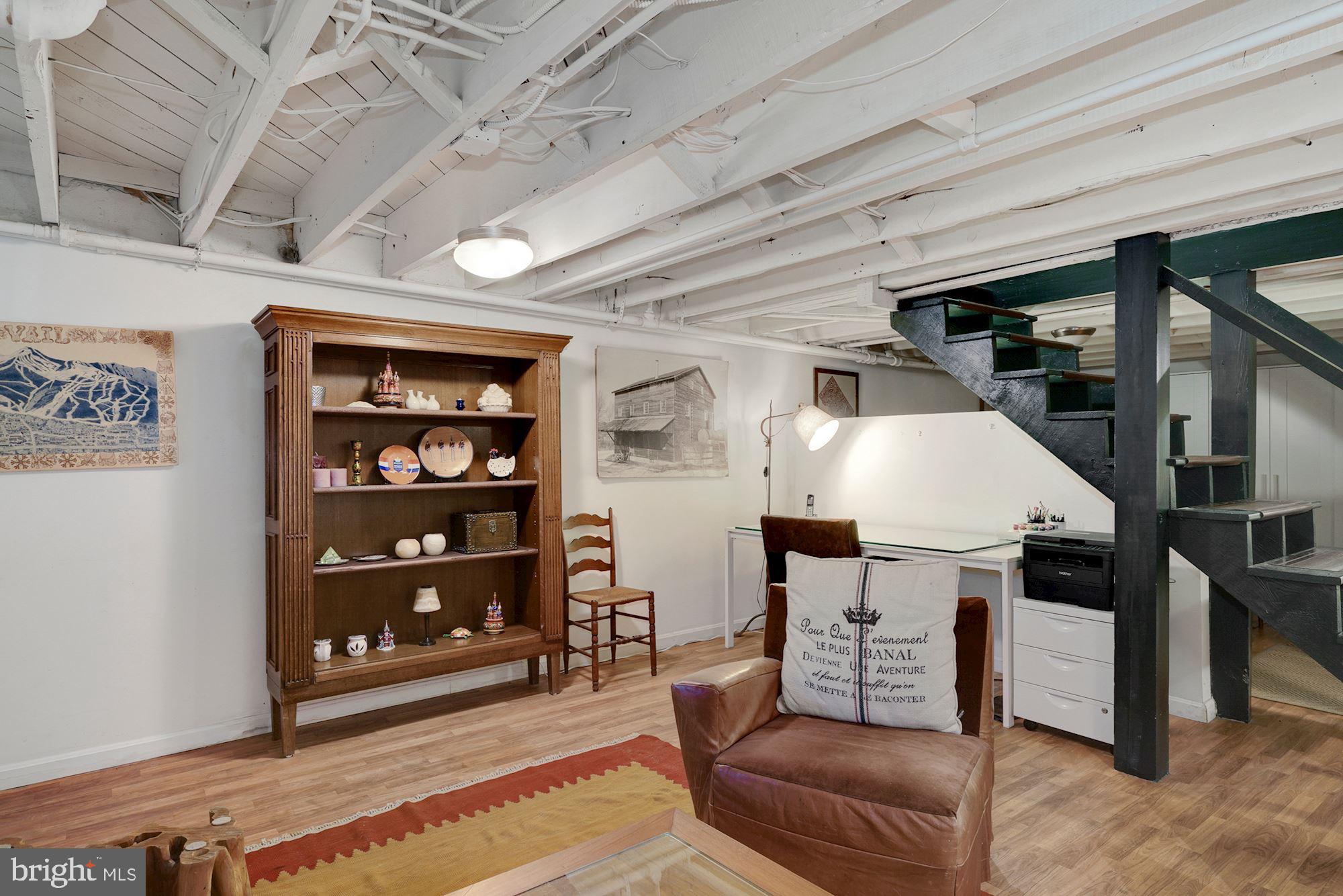 3702 R Street Northwest Washington, DC 20007 - Photo 20 of 32 Finished lower level with space for a home office