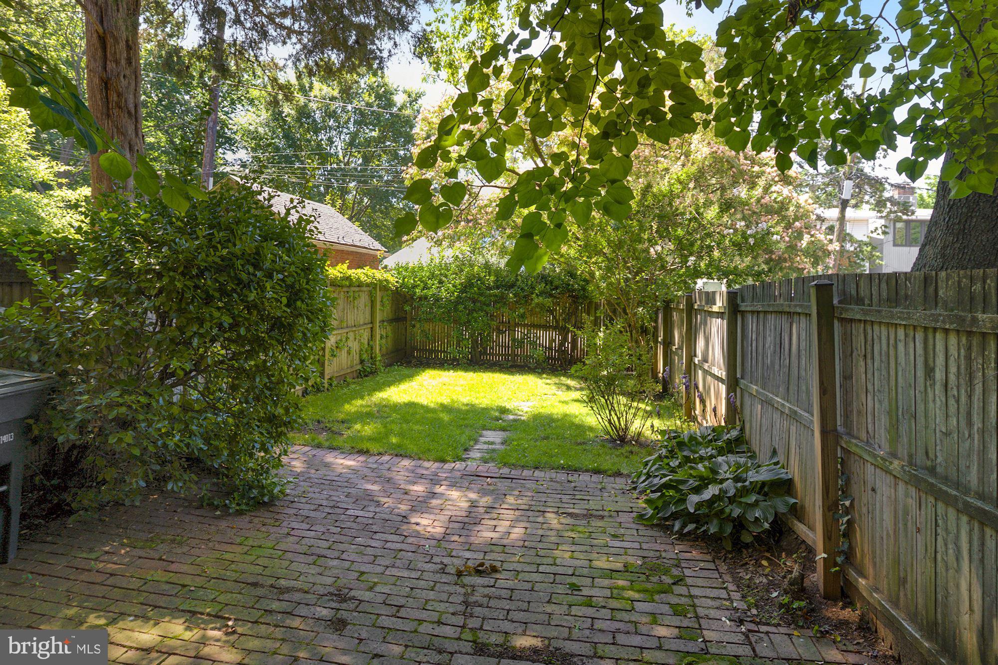 3702 R Street Northwest Washington, DC 20007 - Photo 27 of 32 Beautiful fenced backyard