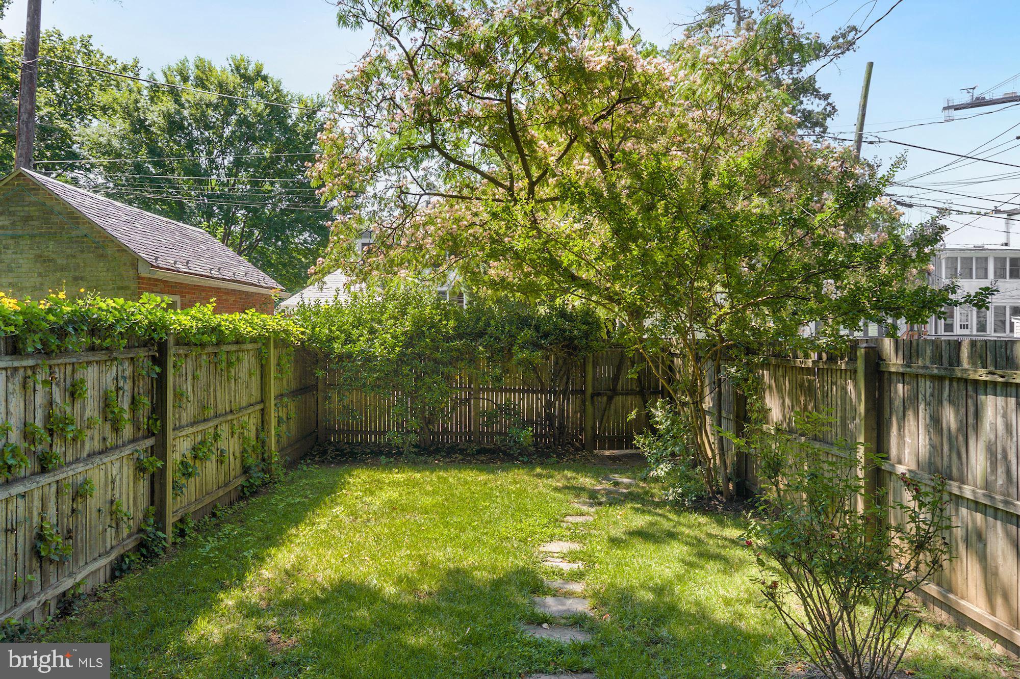 3702 R Street Northwest Washington, DC 20007 - Photo 28 of 32 Beautiful fenced backyard