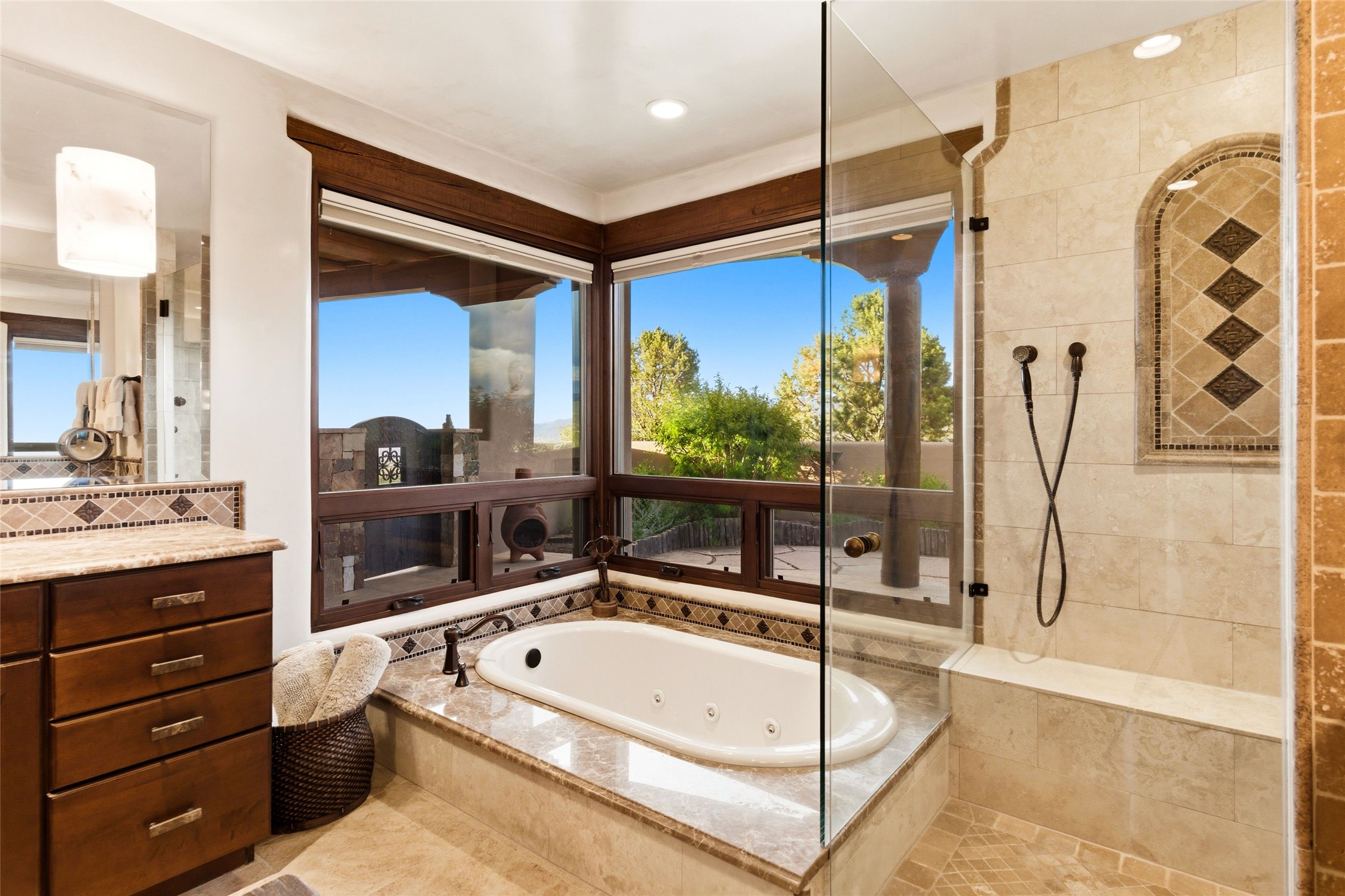 42 San Juan Ranch Road Santa Fe, NM 87506 - Photo 23 of 49 A soak with a View!