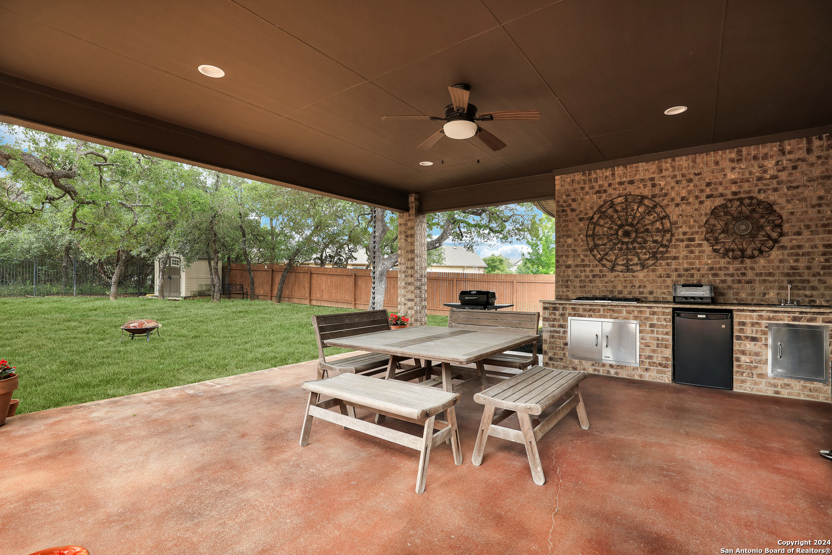 28565 Willis Ranch San Antonio, TX 78260 - Photo 36 of 39 a outdoor space with furniture and garden