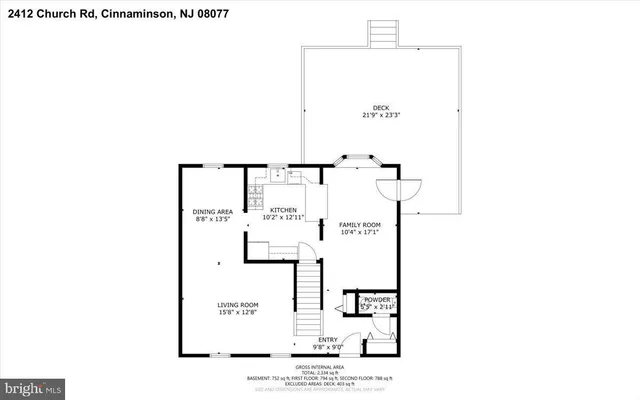 $425,000 | 2414 Church Road, Cinnaminson, NJ 08077