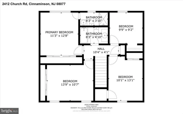 $425,000 | 2414 Church Road, Cinnaminson, NJ 08077