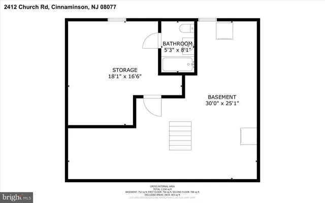 $425,000 | 2414 Church Road, Cinnaminson, NJ 08077