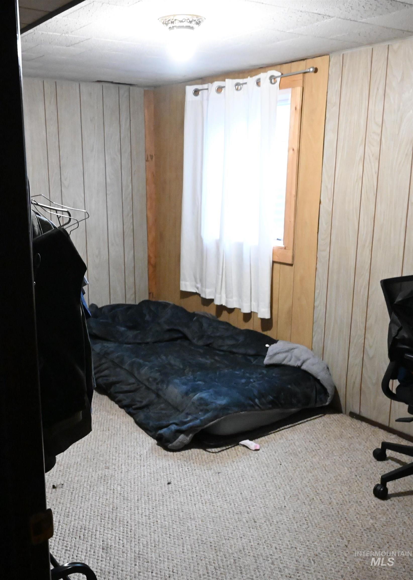 646 Riverside Avenue Orofino, ID 83544 - Photo 15 of 23 Bedroom with wooden walls and carpet