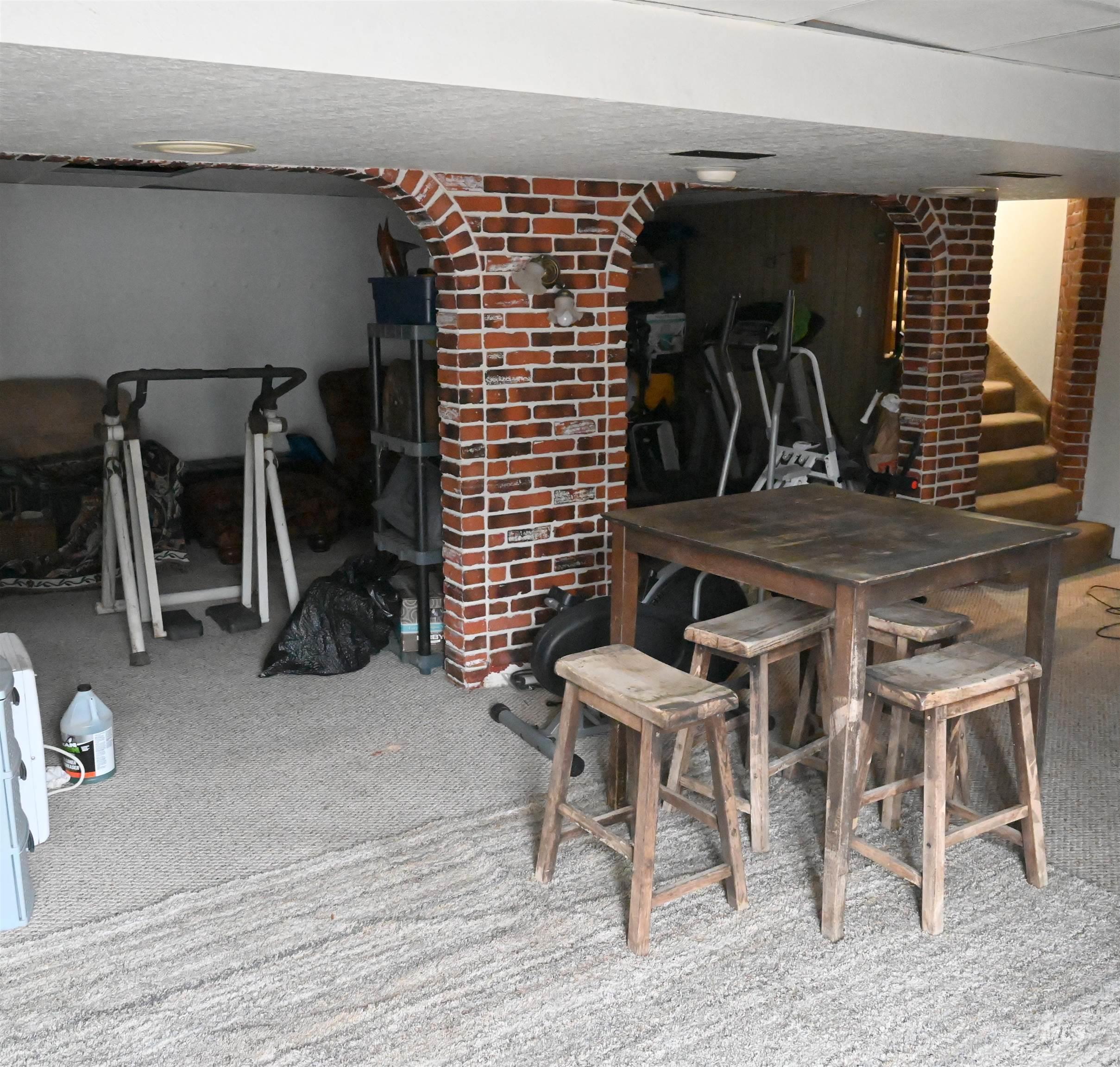 646 Riverside Avenue Orofino, ID 83544 - Photo 16 of 23 Dining space with carpet and stairway