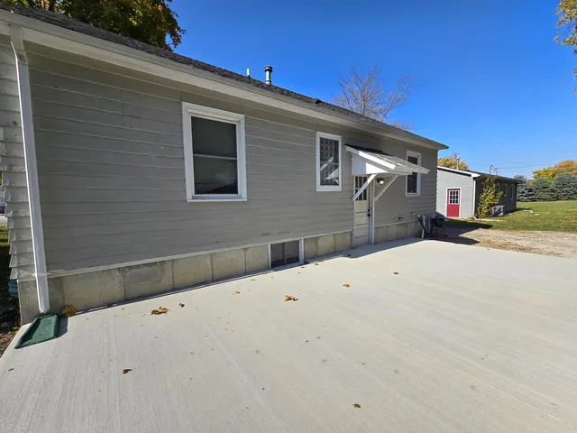 a house with a outdoor space
