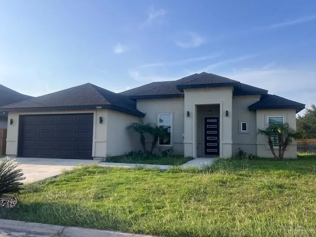 a house with front yard