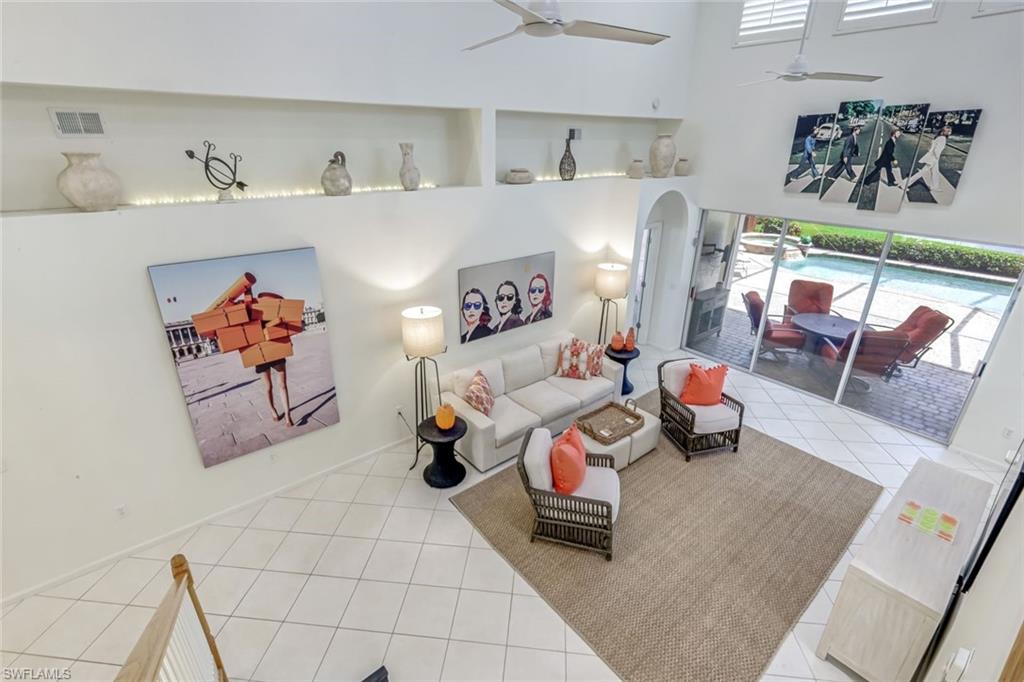 23045 Tree Crest Court Estero, FL 34135 - Photo 23 of 46 View of the Great Room as you ascend the stairs