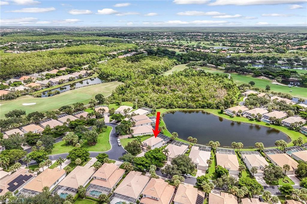 23045 Tree Crest Court Estero, FL 34135 - Photo 39 of 46 Aerial overview where the home sits on Tree Crest Ct