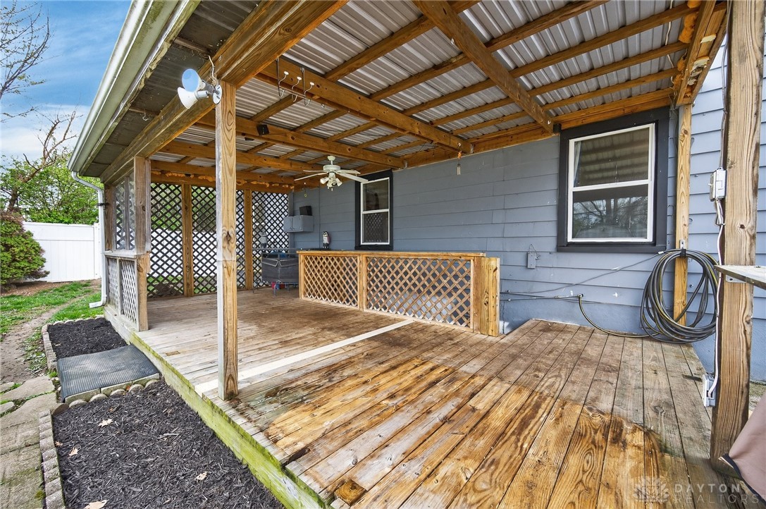 3301 Wildwood Road Middletown, OH 45042 - Photo 57 of 68 This inviting outdoor space offers a covered deck perfect for relaxation or entertaining.