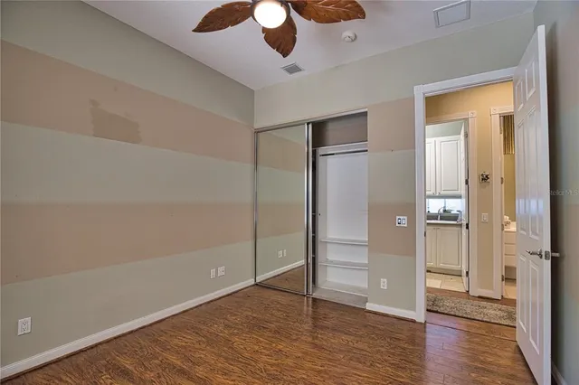 wooden floor in an empty room