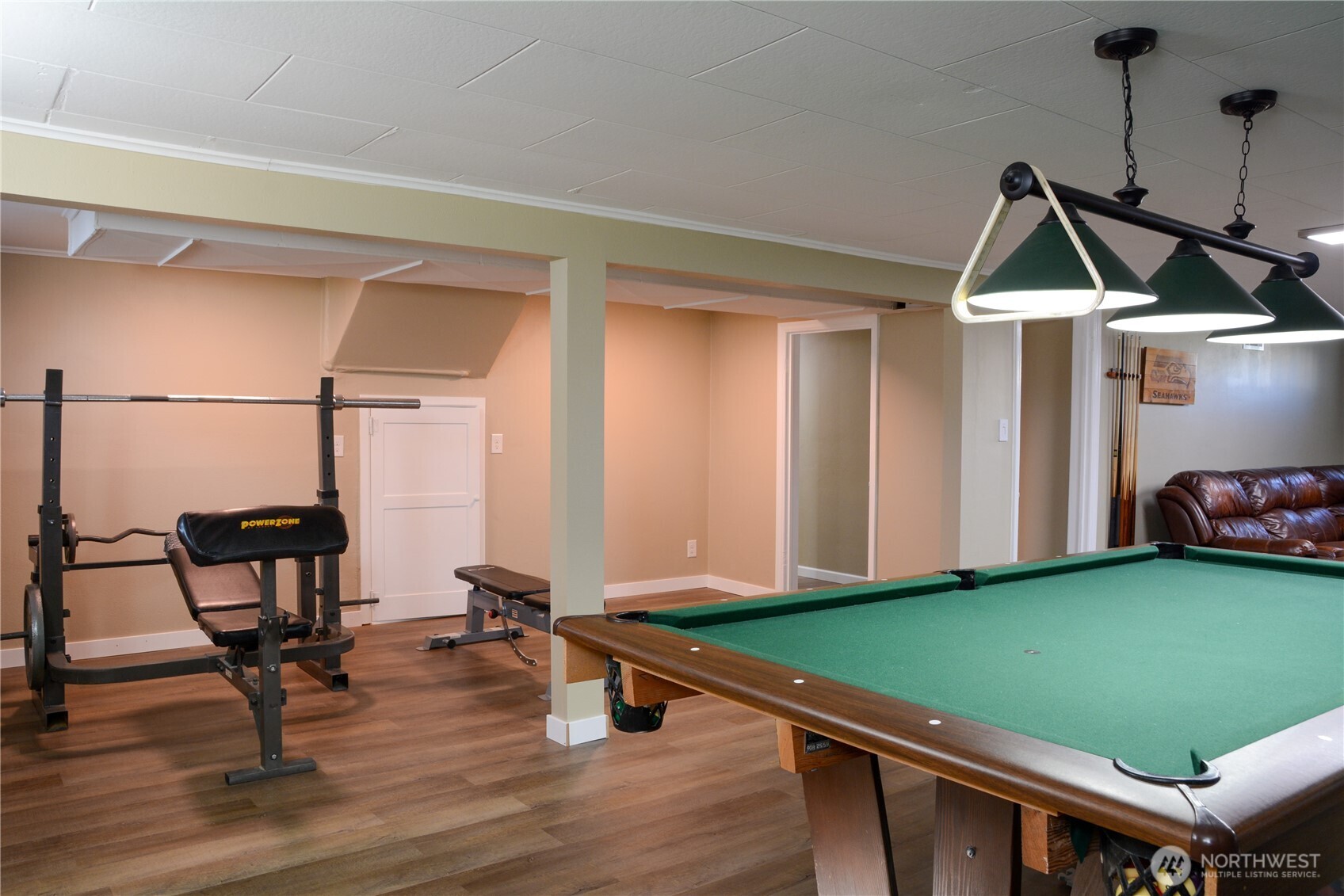 112 East 5th Street Lind, WA 99341 - Photo 25 of 39 a room with pool table and windows