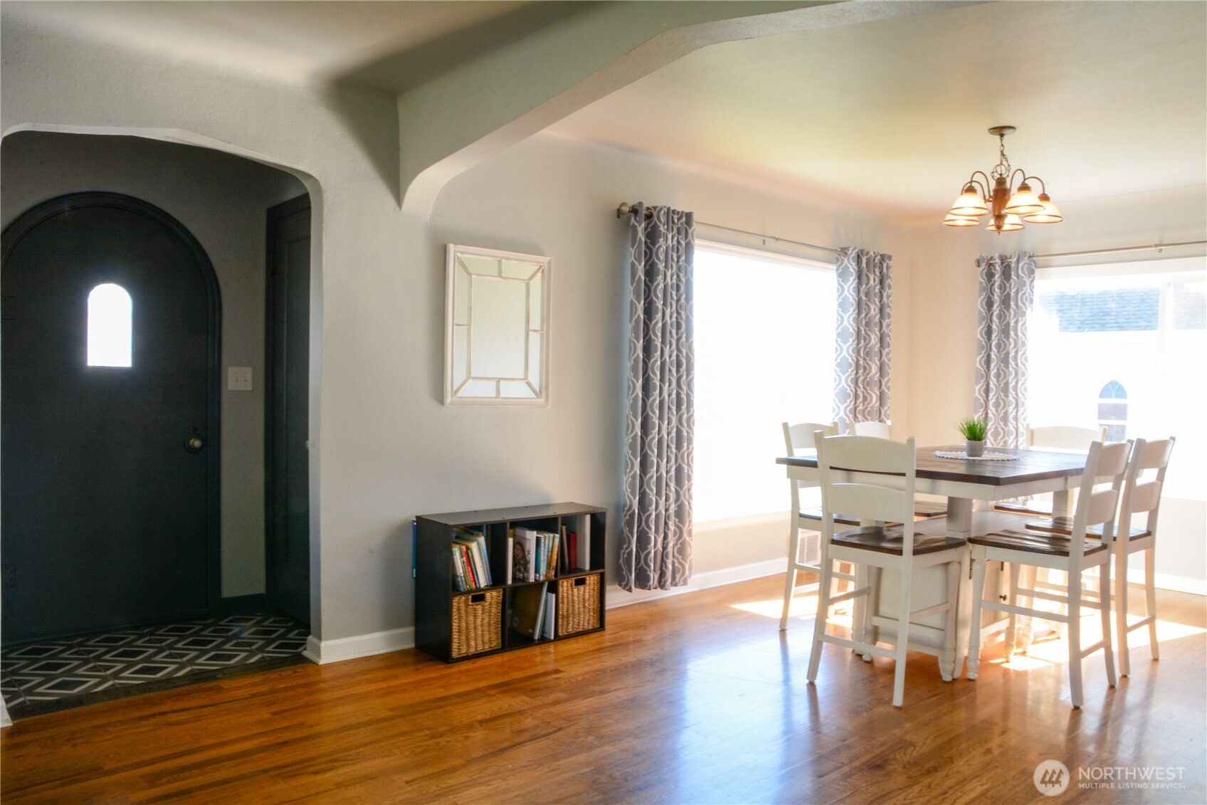 112 East 5th Street Lind, WA 99341 - Photo 5 of 39 a view of a dining room with furniture window and wooden floor