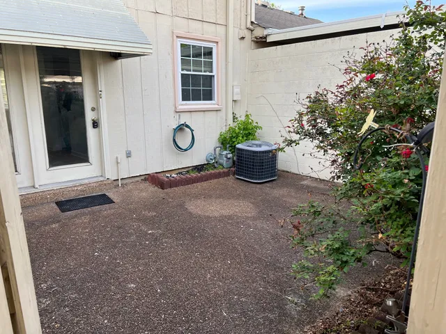 a view of a entryway door of the house
