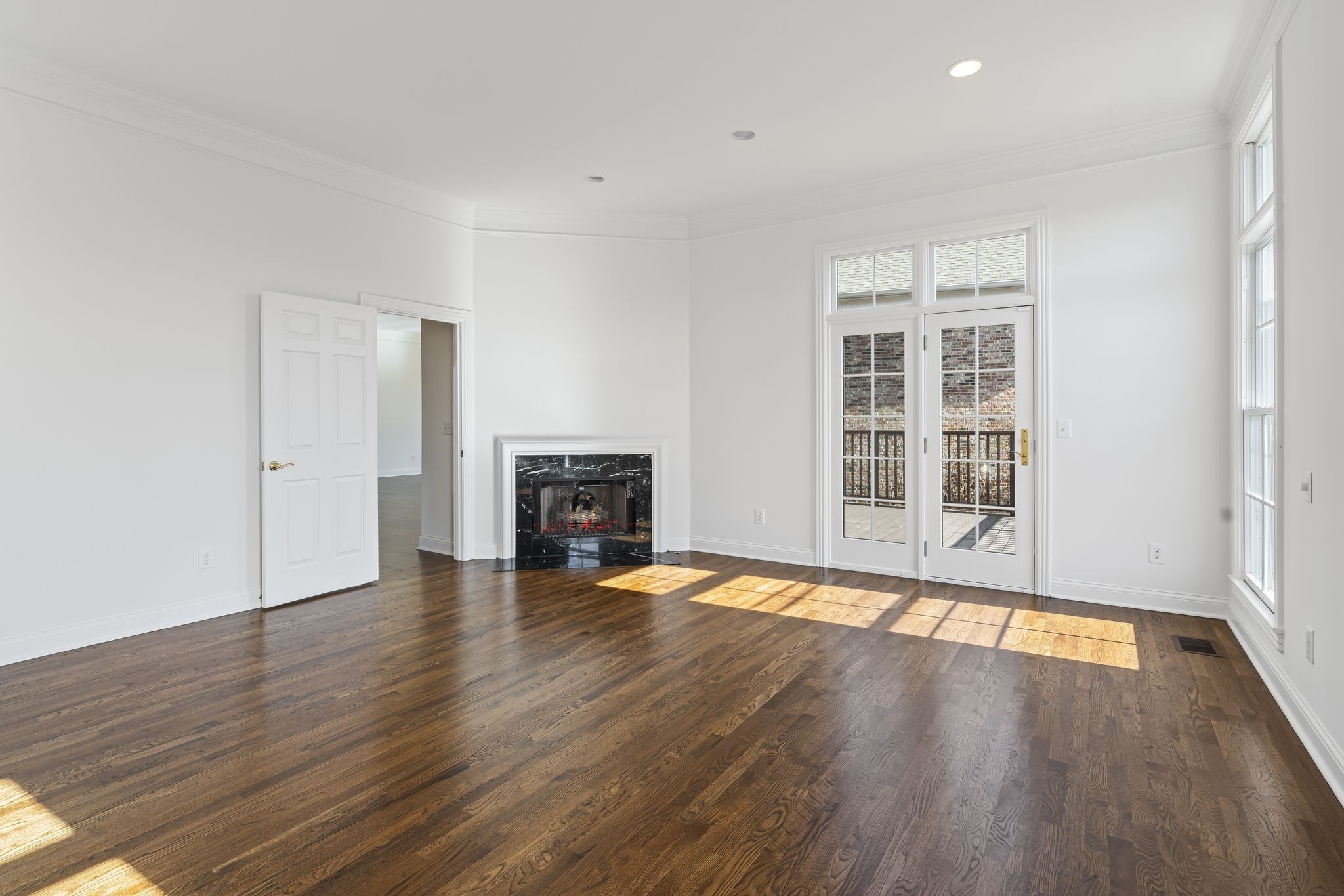 46 Green View Nashville, TN 37205 - Photo 17 of 46 an empty room with wooden floor and fireplace