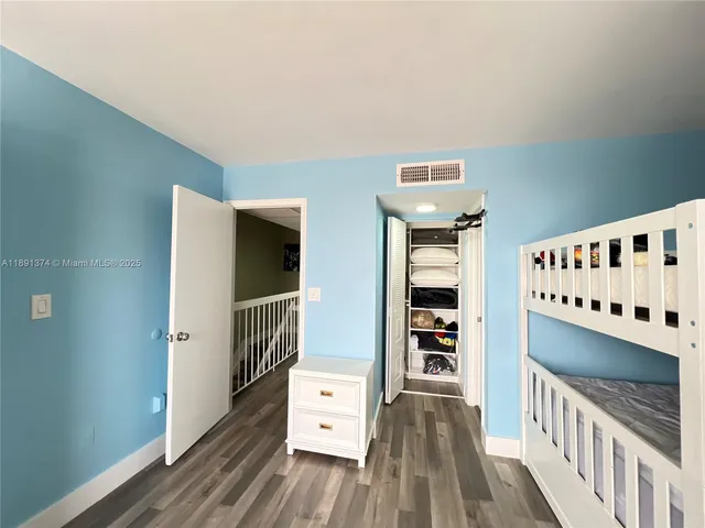 a view of a backyard with a garden