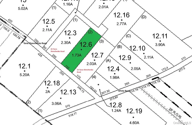 $35,000 | Lot 12.6 Taras Schevchenko Road, Glen Spey, NY 12737