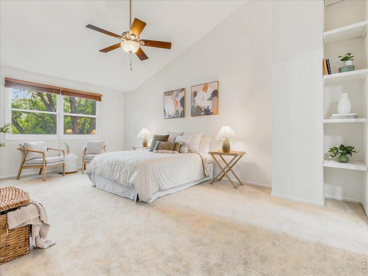 2115 Ranch Drive Denver, CO 80234 - Photo 24 of 50 You will love your primary bedroom- vaulted ceilings, new paint and new carpet