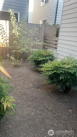 a view of an outdoor sitting area