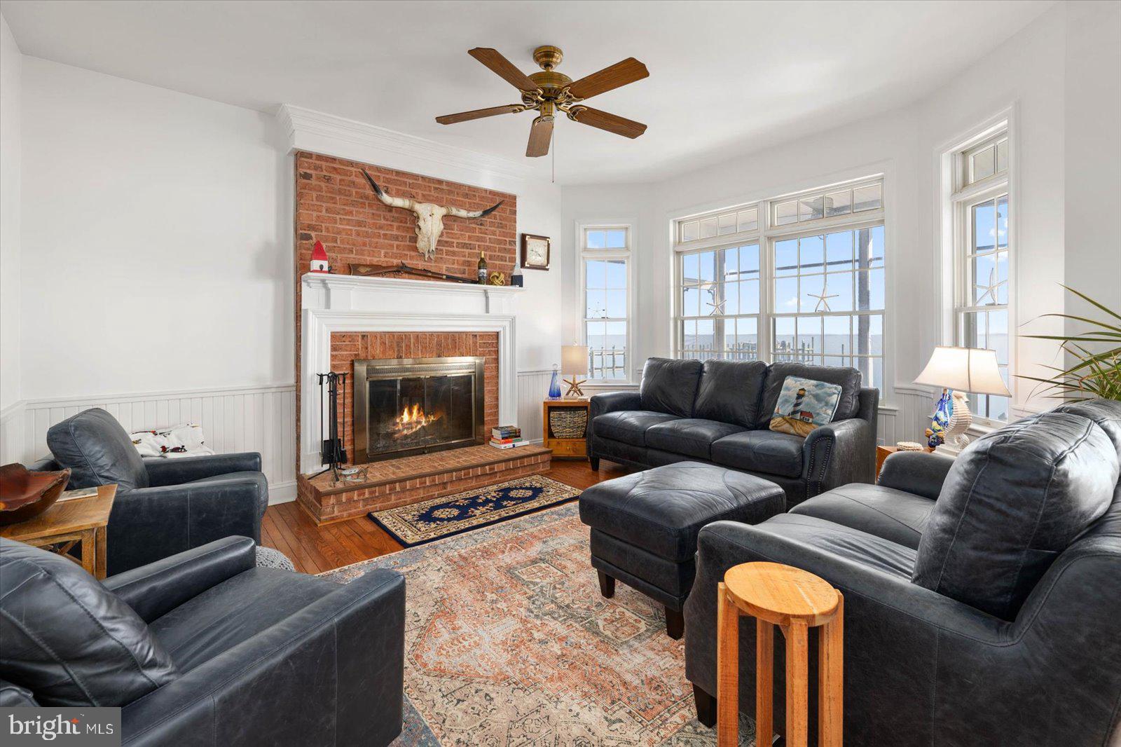 4404 Island View Road Snow Hill, MD 21863 - Photo 23 of 96 family room with wood burning fireplace