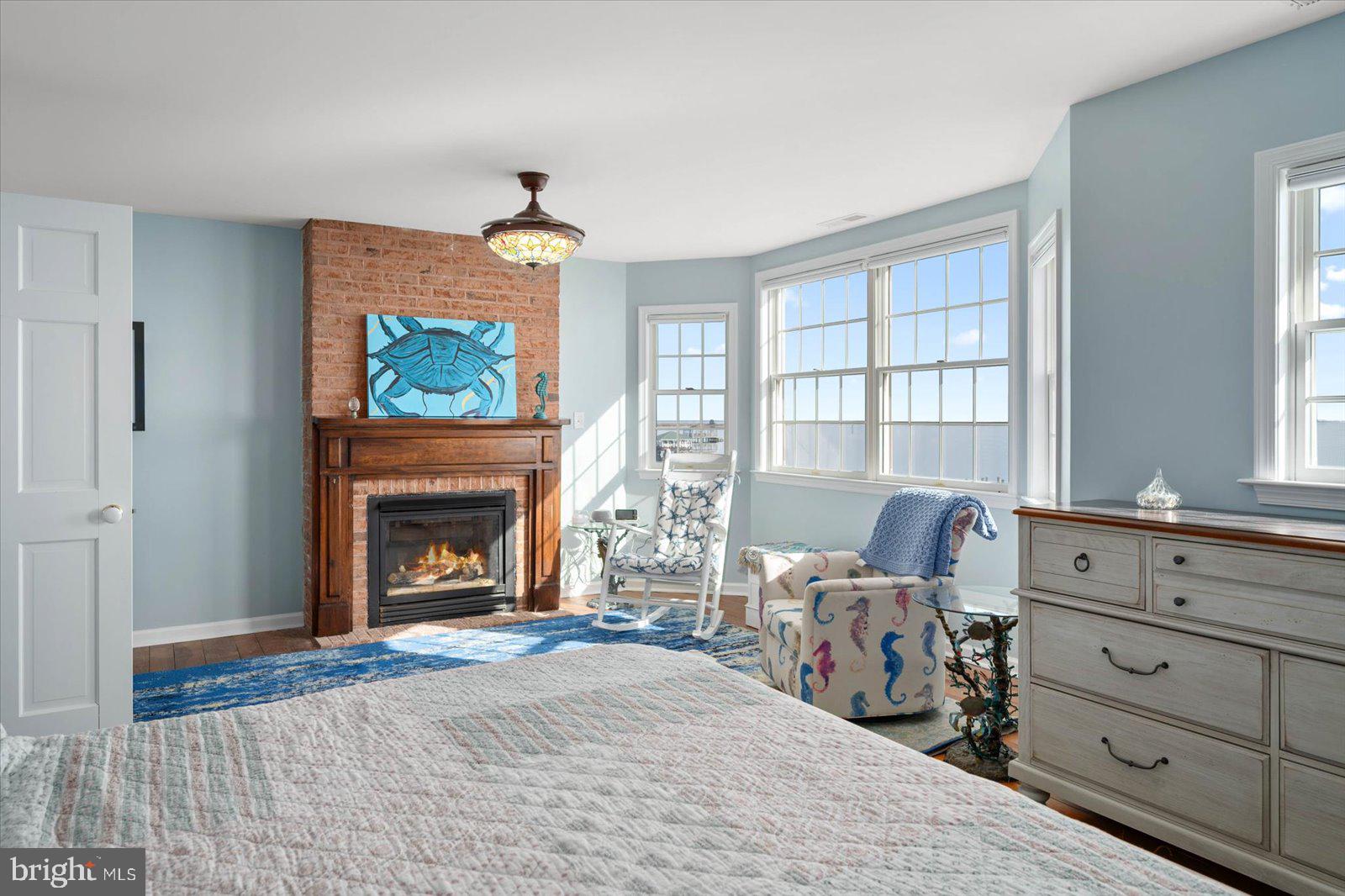 4404 Island View Road Snow Hill, MD 21863 - Photo 39 of 96 Owner's Suite with Sitting room and gas fireplace.