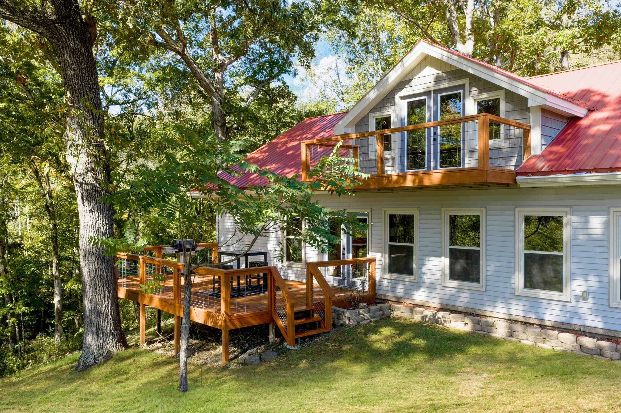 90 Bluff Point Lane Waverly, TN 37185 - Photo 9 of 60 a view of a house with swimming pool and sitting area